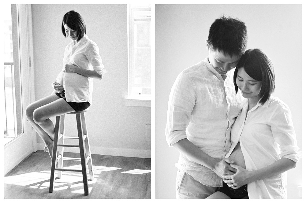 Lifestyle maternity photos in Portland Oregon