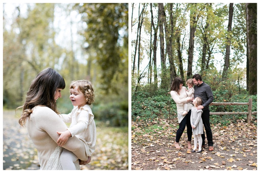 Fall family photo session in Portland Oregon
